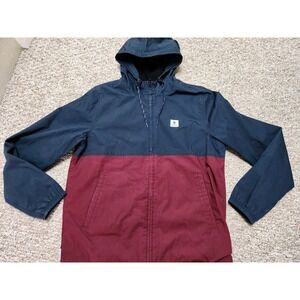 ELEMENT Alder Two Tones‎ Zip Jacket  Blue Red Men's sz L Large
